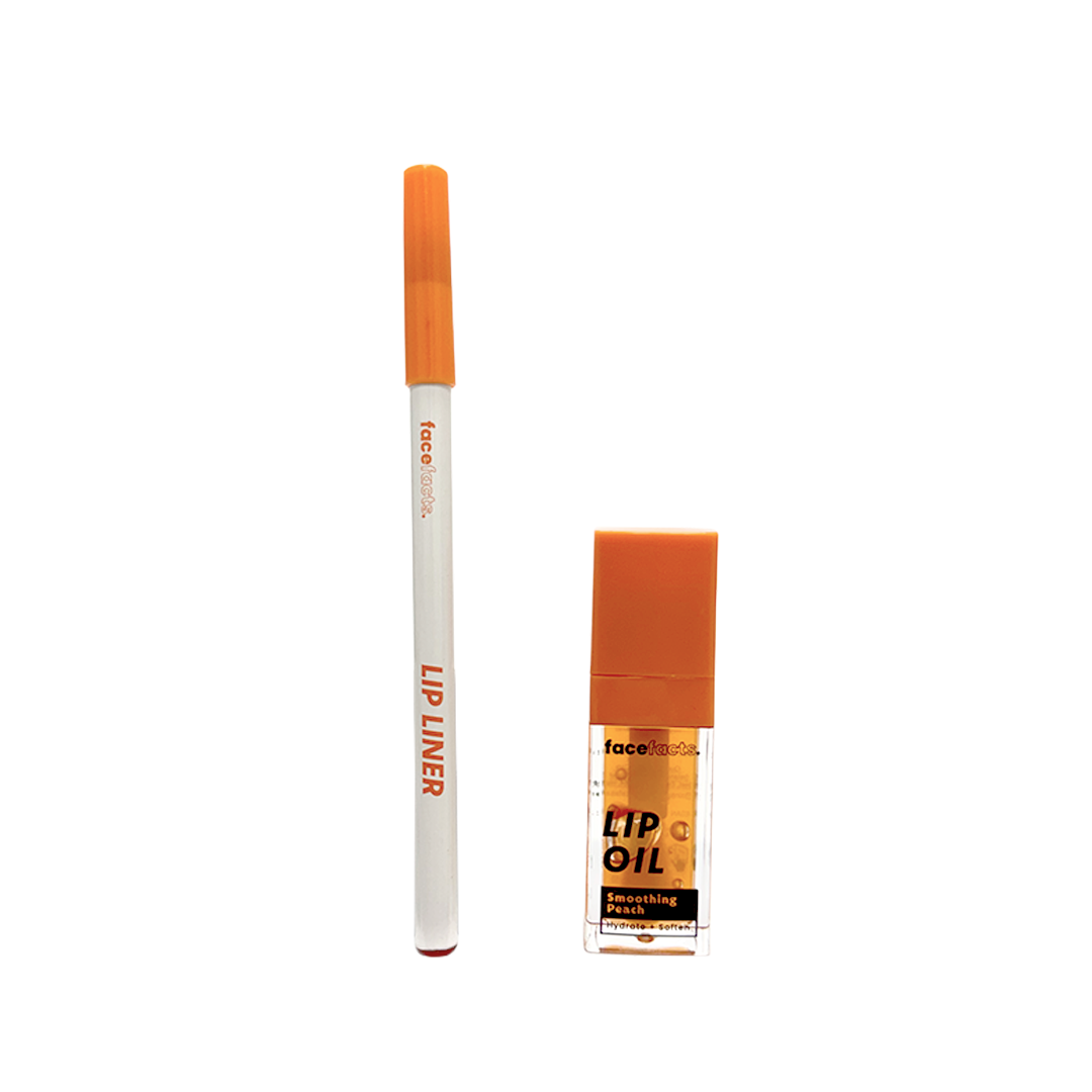Face Facts Lip Kit Peach Hydrate & Soften