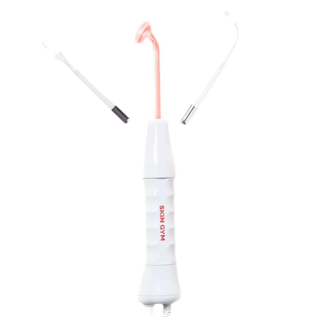 Skin Gym High Frequency Wand With 3 Electorde Attachments