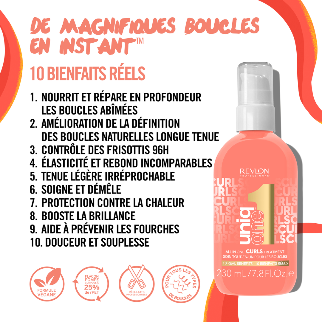 Uniq One™ Curl  Spray sans rinçage