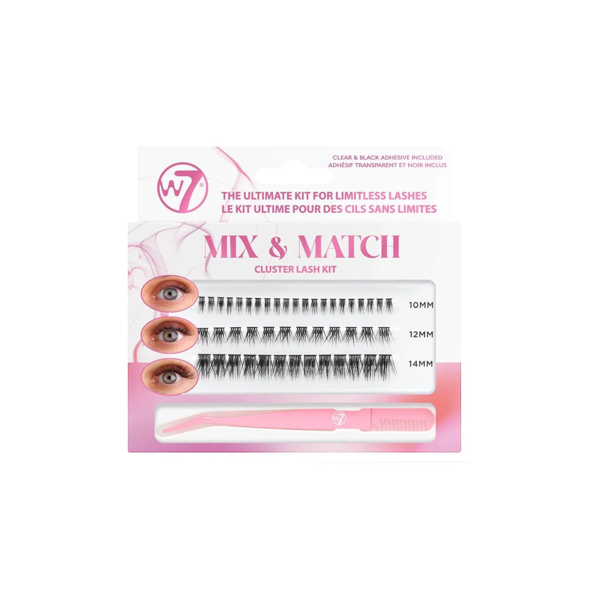 W7 Mix & Match False Lashes Cluster Kit